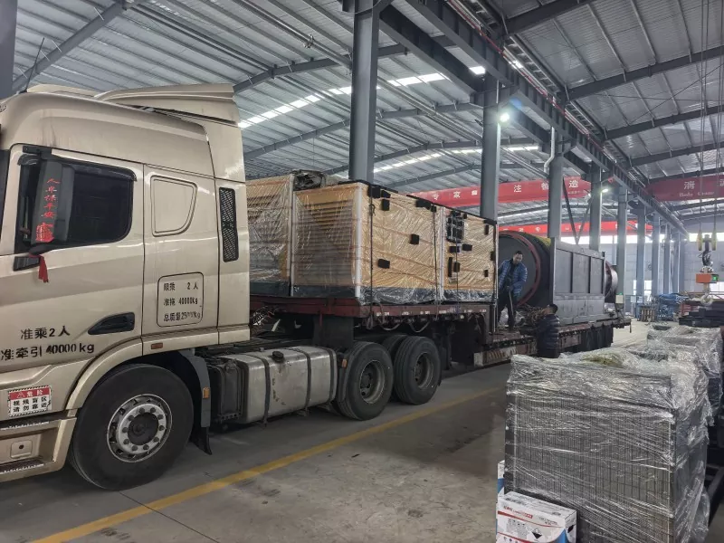 Jinqi rudarske mašine isporučuju seriju opreme za odvajanje bubnjeva i prateću opremu u Rusiju